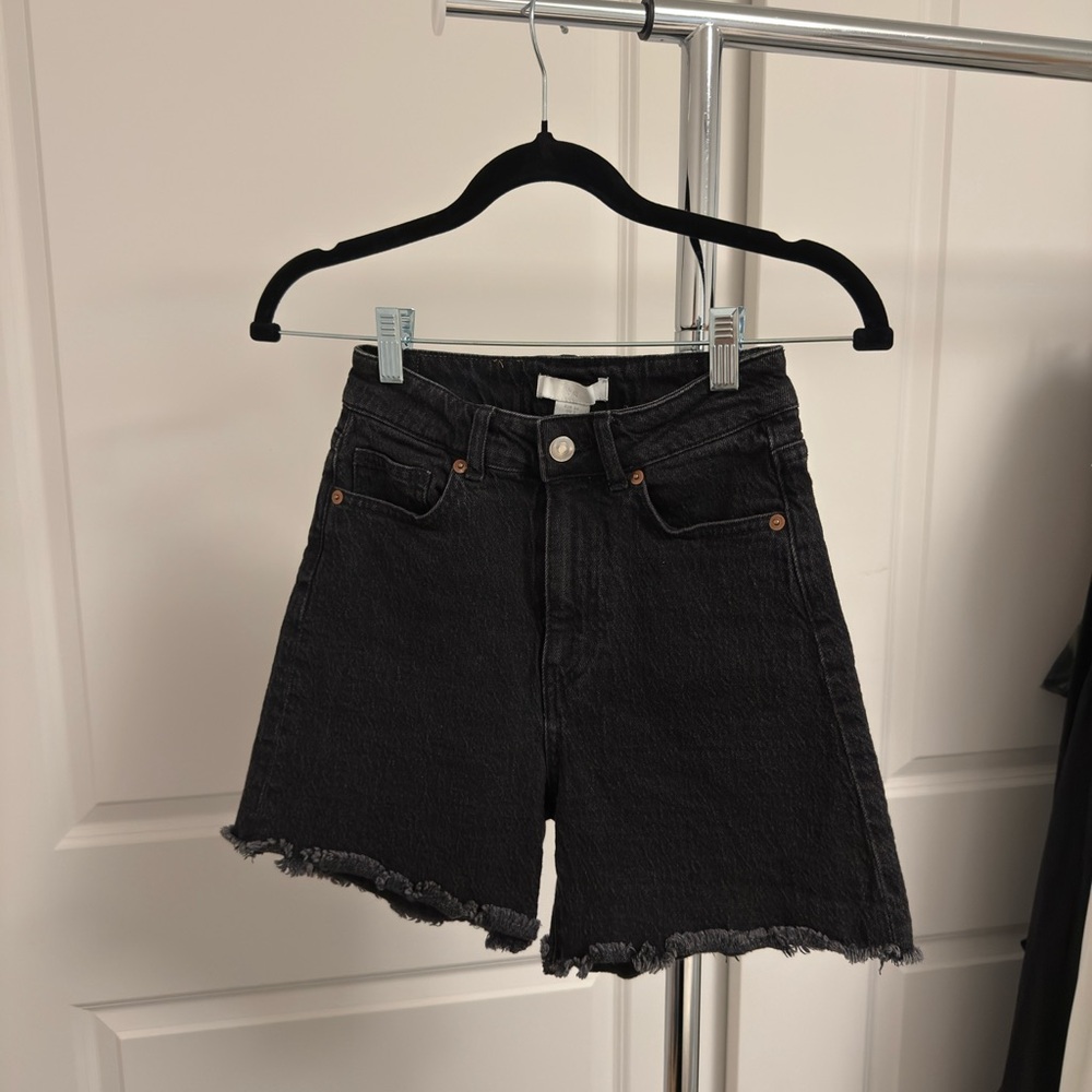 H&M Black Jean Shorts for Women